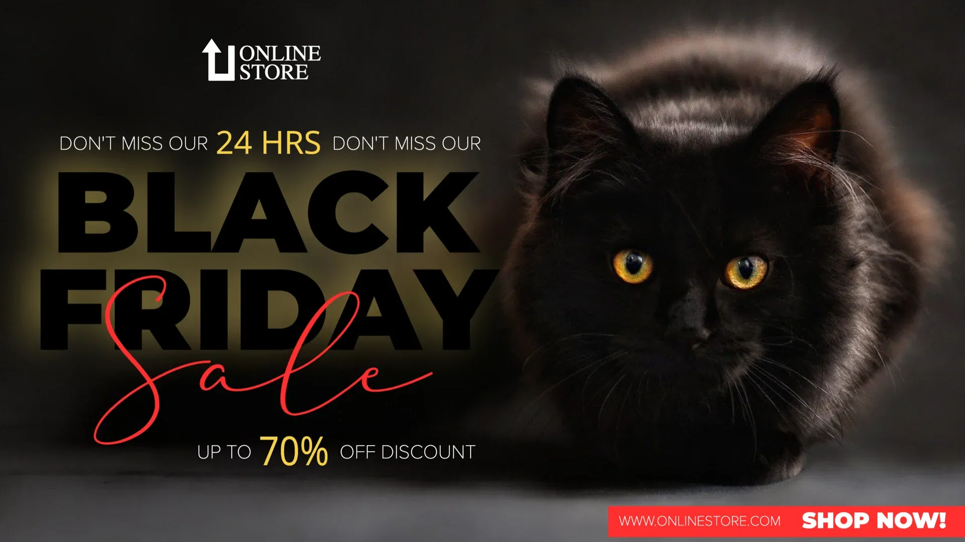 Black Friday: Digital-Signage-Vorlage für Einzelhandel