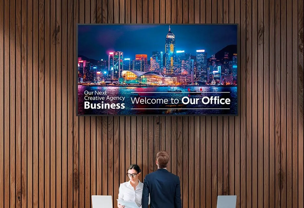 Sony BRAVIA Digital Signage im Empfang