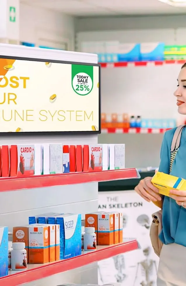 Samsung Tizen SHC Series gestrecktes Digital-Signage-Display