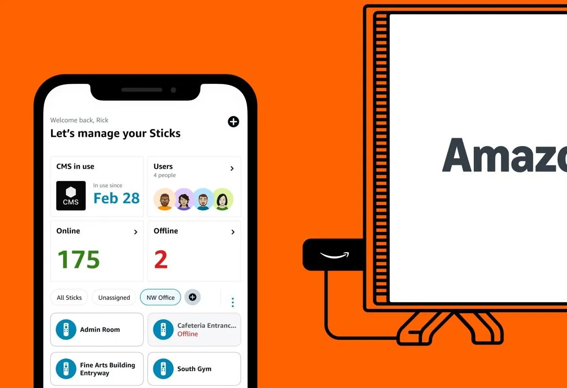 App für den Amazon Signage Stick