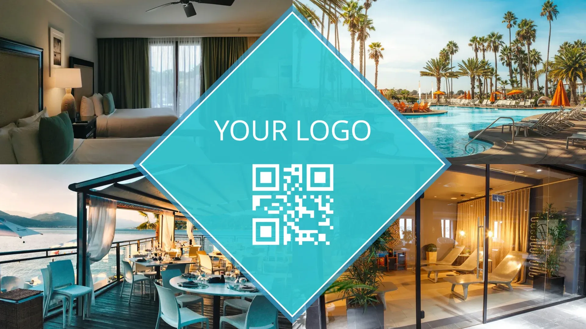 Der Resort-Club: Digital-Signage-Vorlage für Hotellerie