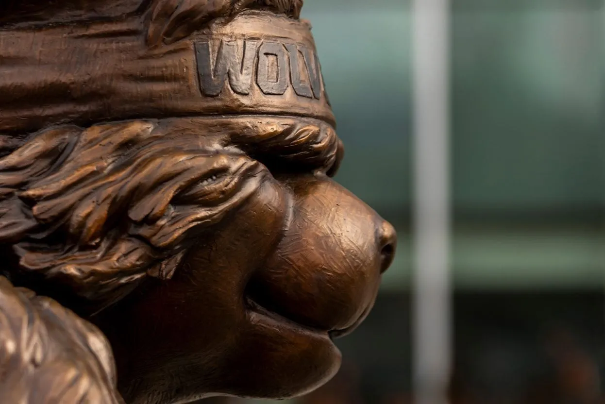 Cobber-Statue des Maskottchens Willy der Utah Valley University