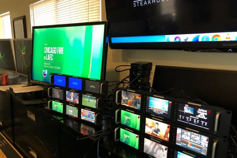 Leitwarte im Viejas Casino & Resort mit Play Digital Signage